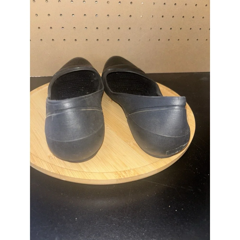 Crocs Womens Brynn Ballet Flats Shoes Black Slip On Strap Round Toe Comfort Sz 9 - Picture 3 of 9